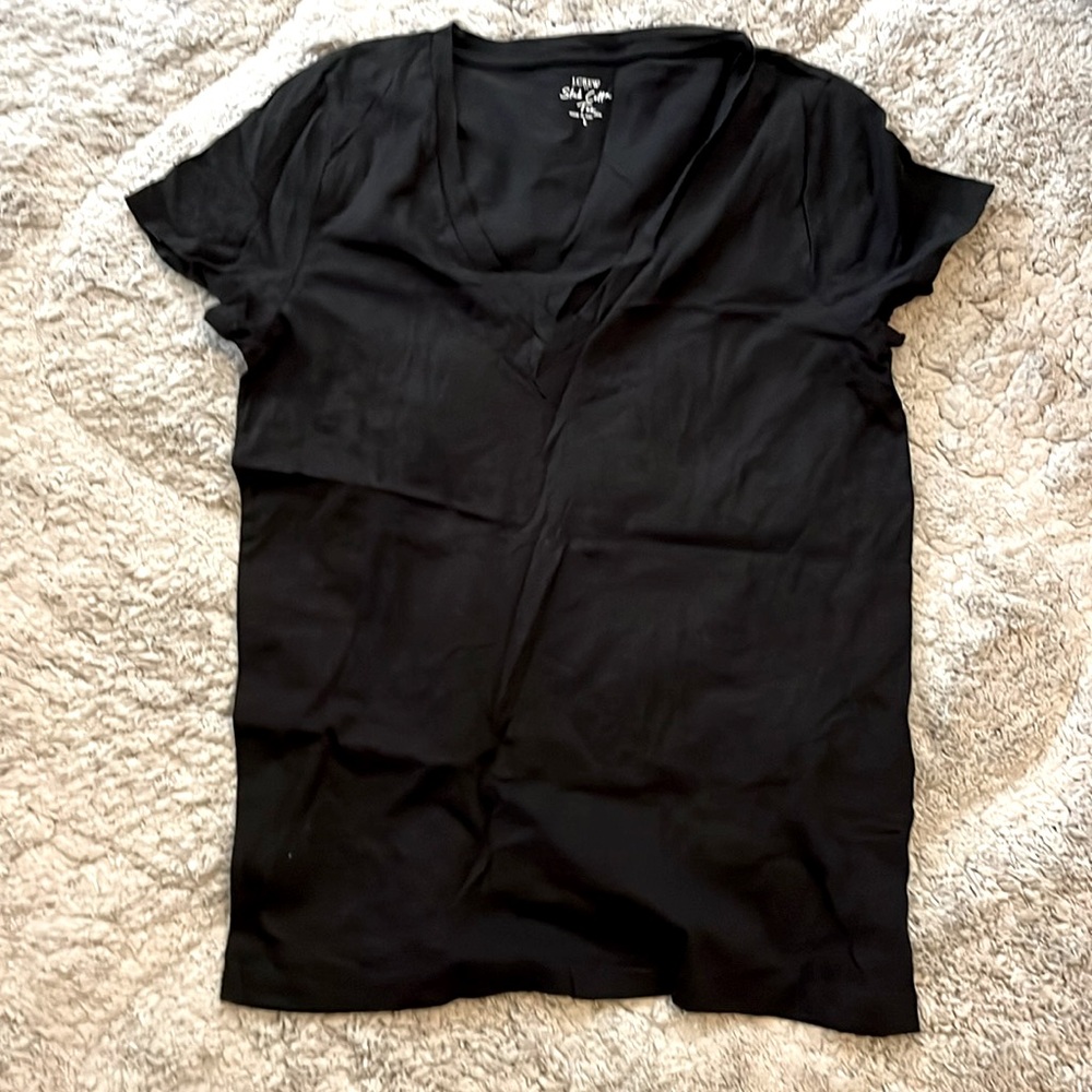 J Crew Short Sleeve V-Neck Tee